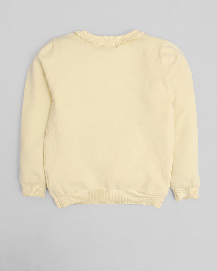 Yellow Crew Neck Sweater