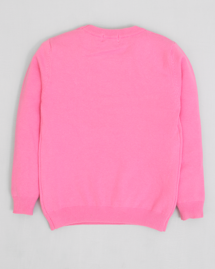 Pink Butterfly Sweater