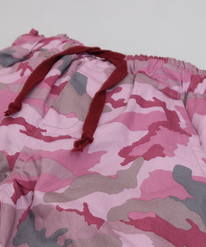 Pink Printed Joggers