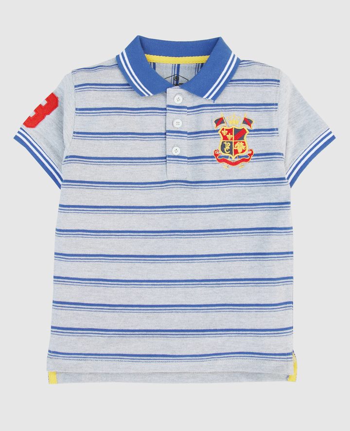 Sky Striped Polo