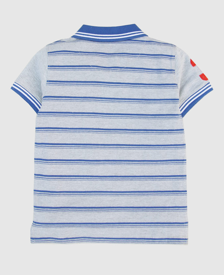 Sky Striped Polo