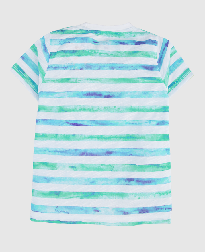 Sky Striped T Shirt