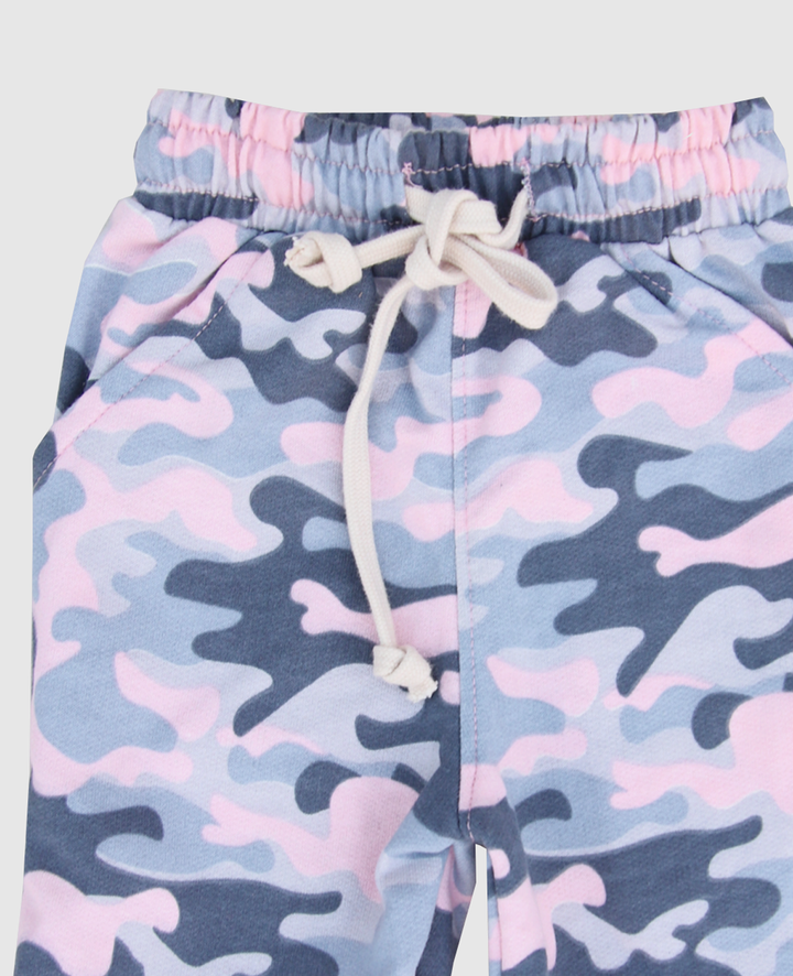 Pink Printed Shorts