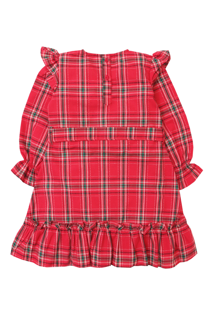 Red Flannel Check Top