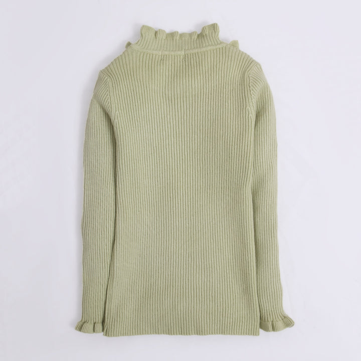 Green Turtle Neck Sweater