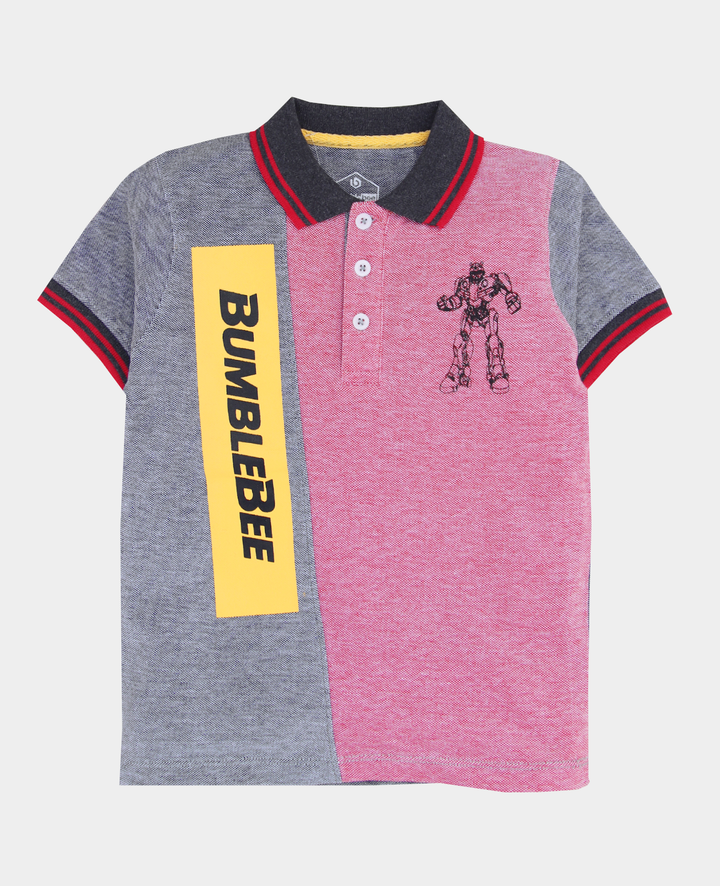 Bumblebee Color Block Polo